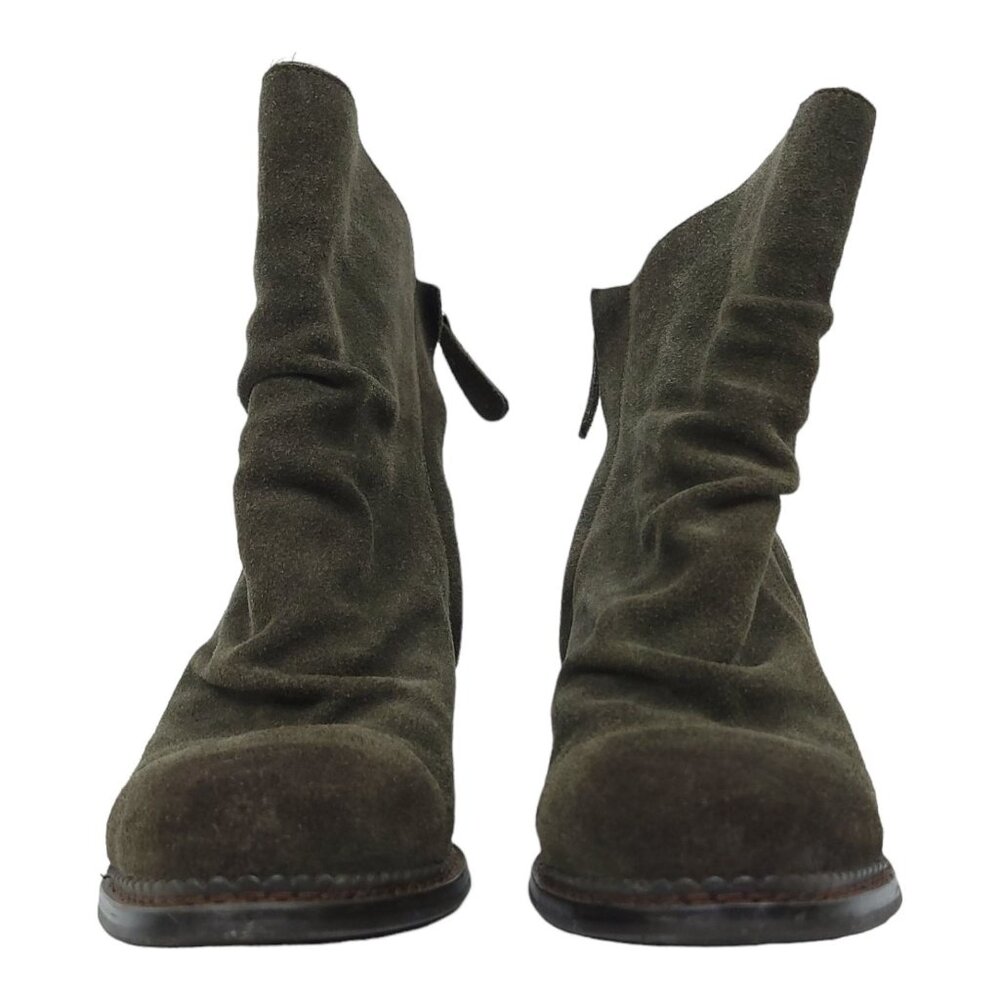 Sbicca Millie Ankle Boot Women 8 Suede Slouch Boho Stack Heel Vintage Collection - Picture 3 of 12